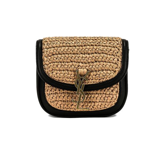 Saint Laurent Small Kaia Brown Leather Satchel Bag Size OS - Picture 1 of 6